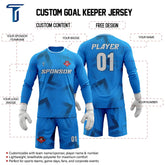 Custom Velocity Fade Soccer Goalkeeper Jersey Set